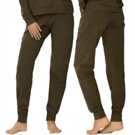Spodnie sportowe damskie - Dkaren Seattle khaki Spodnie dresowe dres zielony M - miniaturka - grafika 1