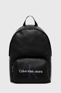 Calvin Klein Jeans plecak męski kolor czarny duży z nadrukiem - Plecaki - miniaturka - grafika 1