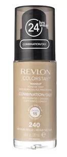 Revlon Colorstay Cera Mieszana/Tłusta podkład 240 Medium Beige 30ml z pompką) - Podkłady do twarzy - miniaturka - grafika 1