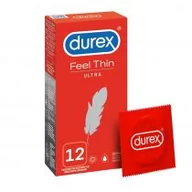 Prezerwatywy - Durex _Feel Thin Ultra prezerwatywy lateksowe 12szt 12 szt. - miniaturka - grafika 1