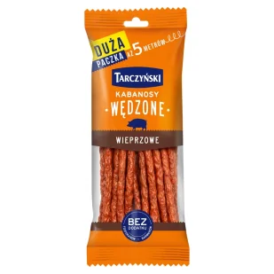 Kabanosy wędzone wieprzowe 220 g Tarczyński - Pasztet i przetwory mięsne - miniaturka - grafika 1