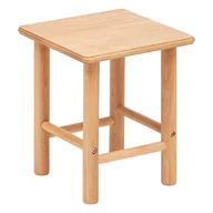 Zestawy mebli dla dzieci - Drewniany taboret dziecięcy WOOD, 27 x 27 x 32 cm - miniaturka - grafika 1