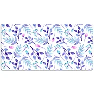 Podkładki na biurko - Duża mata na biurko Fioletowa roślinność 120x60 cm - miniaturka - grafika 1