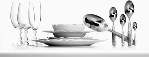 Alessi Talerz deserowy 20 cm Dressed MW01/5 - Talerze - miniaturka - grafika 1