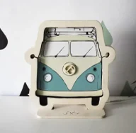Lampy stojące - Lampka nocna dla dzieci retro bus - miniaturka - grafika 1