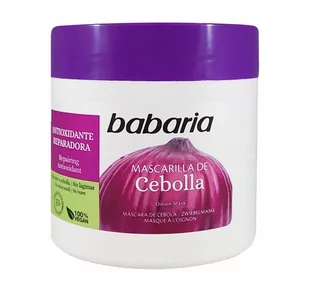 Babaria Cebulowa maska do włosów, 400 ml 8410412020992 - Szampony do włosów - miniaturka - grafika 1