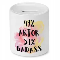 Skarbonki - DLA AKTORA AKTORKI SKARBONKA NA PREZENT z Nadrukiem ze Zdjęciem - miniaturka - grafika 1