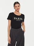 Koszulki i topy damskie - Morgan T-Shirt 241-DALILA Czarny Regular Fit - miniaturka - grafika 1