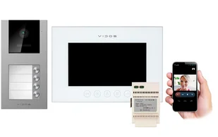 WIDEODOMOFON VIDOS 4xM11W-X/S11-4 - Wideodomofony - miniaturka - grafika 1