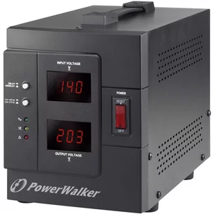 BlueWalker AVR 2000/SIV regulator napięcia 230 V 2 Gniazdo(a) sieciowe Czarny - Zasilacze awaryjne UPS - miniaturka - grafika 1