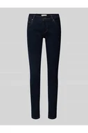 Spodnie damskie - Jeansy o kroju skinny fit z detalami z logo - Marc O'Polo - miniaturka - grafika 1