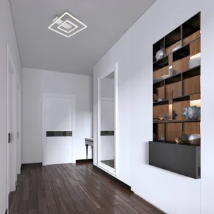 Briloner Lampa sufitowa LED 3772 z 2 ramkami, alu - Lampy sufitowe - miniaturka - grafika 1