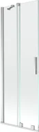 Parawany nawannowe - Mexen Velar parawan nawannowy 2-skrzydłowy przesuwny 75 x 150 cm, transparent, chrom - 896-075-000-01-01 - miniaturka - grafika 1
