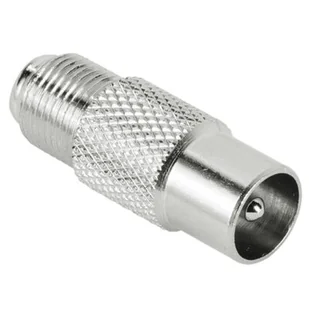 Hama Adapter antenowy Srebrny Rozłóż zakup na 50 rat - Złącza, przejściówki, adaptery - miniaturka - grafika 1