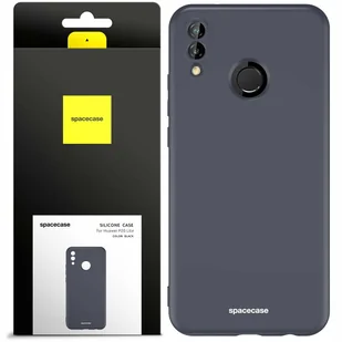 Spacecase Etui Silicone Case Huawei P20 Lite black - Etui i futerały do telefonów - miniaturka - grafika 1