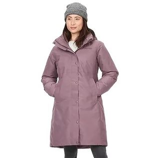 Płaszcze damskie - Marmot Kobiety Wm's Chelsea Coat, Lekka kurtka puchowa, sprężystość puchu 700 FP, ciepła parka, stylowy płaszcz zimowy, wodoodporny, wiatroszczelny, Hazy Purple, XS - grafika 1