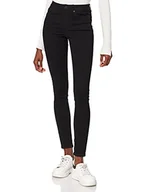 Spodnie damskie - Vero Moda Dżinsy damskie skinny, Czarny (czarny czarny), XL- 34L - miniaturka - grafika 1