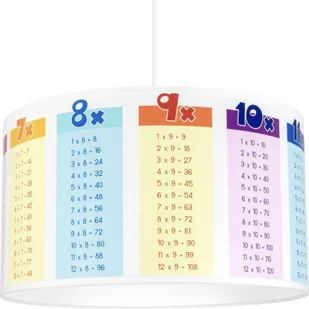Solar Lampa wisząca tabliczka mnożenia plus denko - Lampy sufitowe - miniaturka - grafika 1