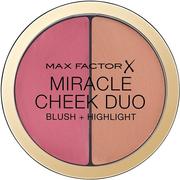 Róże do policzków - Max Factor Miracle Cheek Duo róż 11 g 30 Dusky Pink & Copper - miniaturka - grafika 1