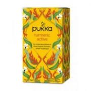 Pozostałe kosmetyki - Pukka Turmeric Active ( kurkuma, imbir, galangal, owoc Triphala) 20 sasz. 5060519140753 - miniaturka - grafika 1