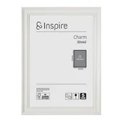 Ramki na zdjęcia - Rama na zdjęcie Charm 30 x 40 cm biała Inspire - miniaturka - grafika 1