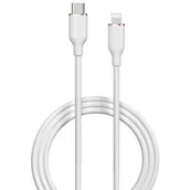 Kable USB - Kabel USB Typ-C - Lightning DEVIA Jelly 27W 1.2 m Biały - miniaturka - grafika 1