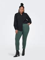 Spodnie damskie - ONLY Spodnie w kolorze zielonym - miniaturka - grafika 1