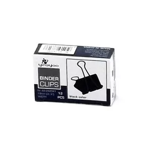 Klip biurowy TAURUS 19 mm 12 sztuk /BIC9038/ - Spinacze i klipsy do papieru - miniaturka - grafika 1
