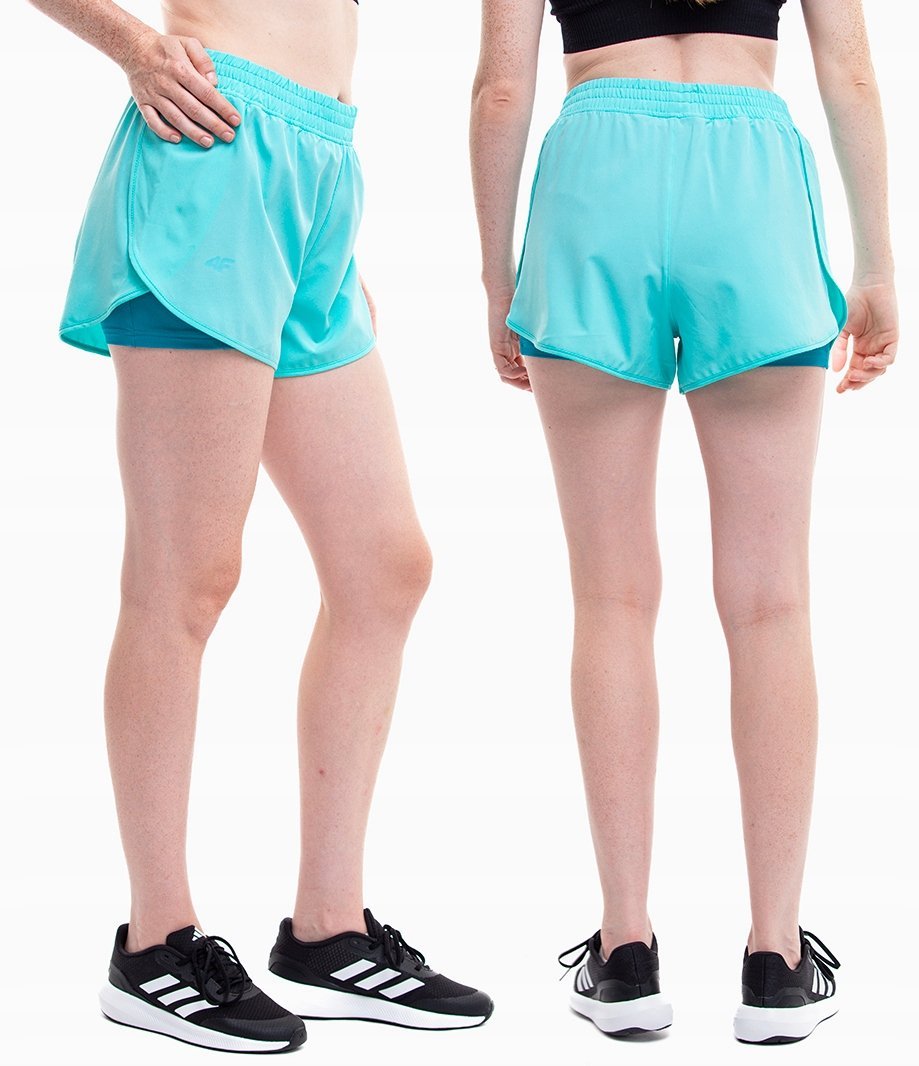 4F spodenki krótkie damskie szorty sportowe getry wygodne fitness roz. XL