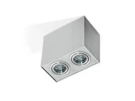 Lampy sufitowe - Azzardo ELOY 2 GM4204 ALU LAMPA NATYNKOWA Aluminium - miniaturka - grafika 1