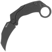 Noże - Nóż grawitacyjny Reate EXO-K Gravity Karambit Black Aluminium, Black PVD N690 - miniaturka - grafika 1