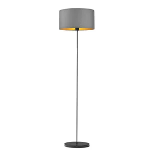 Szara lampa podłogowa w stylu glamour WERONA GOLD - Lampy stojące - miniaturka - grafika 1