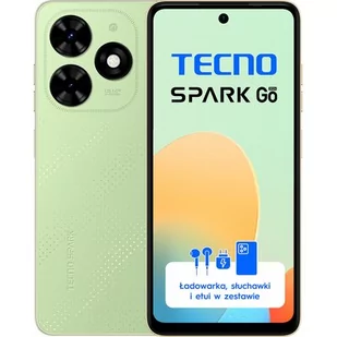 TECNO Spark Go 2024 4/128GB Zielony - Telefony komórkowe - miniaturka - grafika 2