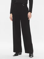 Spodnie damskie - Boss Spodnie materiałowe Tapiana 50479405 Czarny Relaxed Fit - miniaturka - grafika 1