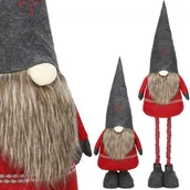 Ozdoby bożonarodzeniowe - Skrzat świąteczny 95-160 cm, krasnal na teleskopowych nóżkach, gnom CA0669 - miniaturka - grafika 1