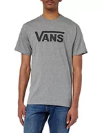 Koszulki męskie - Vans Klasyczna koszulka męska Drop V, Szary wrzosowo-czarny, L - miniaturka - grafika 1