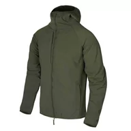 Odzież trekkingowa damska - Kurtka turystyczna męska Softshell Helikon-Tex Urban Hybrid® Zielona - miniaturka - grafika 1