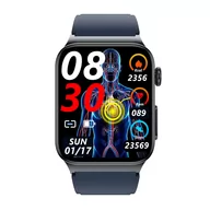 Smartwatch - Watchmark Cardio One Niebieski - miniaturka - grafika 1