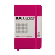 Notesy i bloczki - Leuchtturm, Notes Pocket, 185 stron, kratka, malinowy - miniaturka - grafika 1