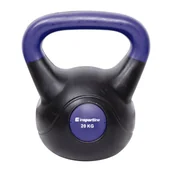 Kettlebell - InSportLine Hantla bitumiczna Kettlebell Dark 20 kg 1IN-10744 - miniaturka - grafika 1