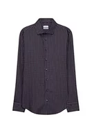 Koszule męskie - Seidensticker Męska koszula biznesowa – koszula bez prasowania o bardzo wąskim kroju – X-Slim – długi rękaw – kołnierz kent – 100% bawełna, granatowy, 39 - miniaturka - grafika 1