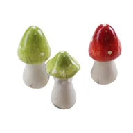 Pozostałe ozdoby ogrodowe - Figurka ceramiczna 6 x 12 cm muchomor mix kolorów - miniaturka - grafika 1