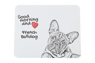 Buldog francuski podkładka pod mysz z psem Art-Dog - Podkładki pod mysz - miniaturka - grafika 1