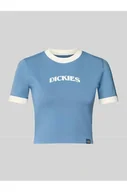 Koszulki i topy damskie - T-shirt krótki z nadrukiem z logo - Dickies - miniaturka - grafika 1