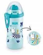 Kubki dla dzieci - NUK 255575 Kubek FLEXI CUP ze słomką 300ml 12+ KAMELEON ][ MA_783488 - miniaturka - grafika 1