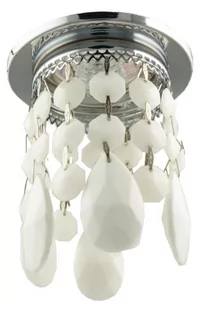 Candellux Oprawa sufitowa SK-64 CH/WH biały 2245150 - Lampy sufitowe - miniaturka - grafika 1