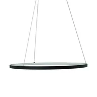 Lampy sufitowe - Lampa wisząca Peoria czarno-biała LED 36W 4000K 3500lm ring wym: 110 x 60 x 60 cm aluminium IdeaLED - miniaturka - grafika 1