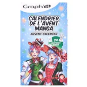 Ozdoby bożonarodzeniowe - GRAPH'IT Kalendarz adwentowy Manga 2024-24 świąteczne niespodzianki wokół rysunku mangi dla dzieci i dorosłych - miniaturka - grafika 1