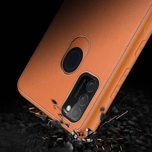 Dux Ducis Yolo eleganckie etui pokrowiec ze skóry ekologicznej Samsung Galaxy M30s pomarańczowy - Etui i futerały do telefonów - miniaturka - grafika 11