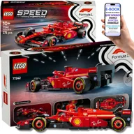 Klocki - Wyjątkowy Model LEGO Speed Champions - Ferrari SF-24 Realistyczny Bolid F1 z Kierowcą – LEGO PREZENT AUTO DLA DZIECKA + EBOOK-2 - miniaturka - grafika 1